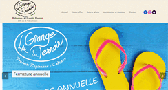 Desktop Screenshot of lagrangeduterroir.fr